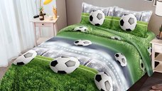 Lenjerie Football 4 Piese (Bumbac Satinat)