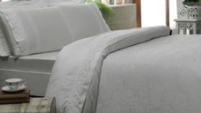Lenjerie Jacquard Alida Ekru (Satin Deluxe)