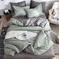 Lenjerie Jennifer Verde (Bumbac Satinat) - 1