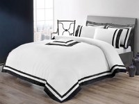 Lenjerie King Size Nouveau Antracit (Bumbac Egiptean) - 1