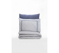 Lenjerie Nitsa Bleumarin (Bumbac 100%) - 2