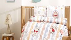 Lenjerie Patut Bebe Winnie The Pooh Cloudy (Bumbac 100%)