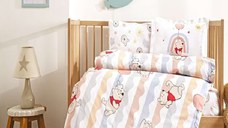 Lenjerie Patut Bebe Winnie The Pooh Cloudy (Bumbac 100%)