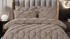Lenjerie Rynker Dark Beige 6 Piese (Finet)