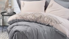 Lenjerie Sheen Gri (Satin Deluxe)