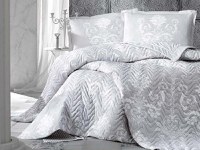 Lenjerie si Cuvertura 1 Persoana, Alone Gri (Bumbac 100%) - 1