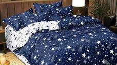 Lenjerie Star Comet Blue (Bumbac Satinat)
