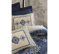 Lenjerie Stasya Bleumarin 6 Piese (Bumbac 100%) - 2