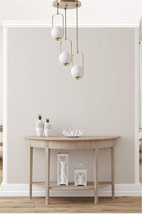 Lustra Ahu Alb Cupru - 1