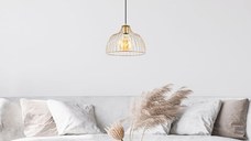 Lustra BEK-11371 Auriu Stralucitor