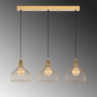 Lustra Cafu Auriu 94x25x121 cm - 4