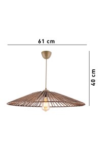 Lustra Conic Maro 61x61x8 cm - 6