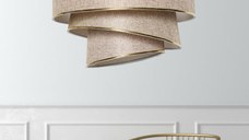 Lustra Couper -Auriu, Bej Auriu