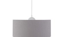 Lustra cu o singura lumina PWL-1087, E27 alb-gri, 30x70 cm