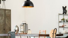 Lustra Dodo Negru 30x30x124 cm