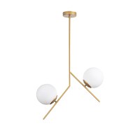Lustra Dolunay Auriu 15x15x74 cm - 4