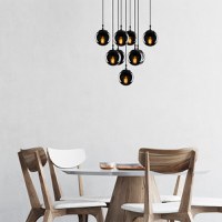 Lustra Efe - 2161 Negru Fumuriu - 3