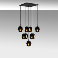 Lustra Efe - 2161 Negru Fumuriu - 7