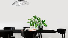 Lustra Farac Negru 50x50x121 cm