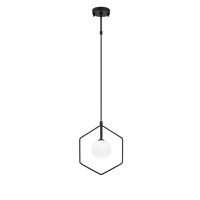 Lustra Geometri - 11075 Negru/Alb - 5