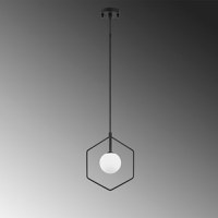 Lustra Geometri - 11075 Negru/Alb - 6