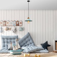 Lustra GMN-00003 Albastru 103x24x103 cm - 1