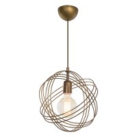 Lustra Idris E27 auriu D30x75cm - 1