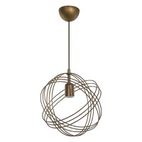 Lustra Idris E27 auriu D30x75cm - 3