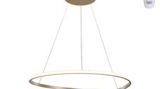 Lustra LED Rexon Auriu 49x49x12 cm