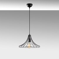 Lustra Mezopotamya Negru 37x126 cm - 4