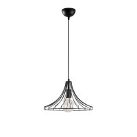 Lustra Mezopotamya Negru 37x126 cm - 5
