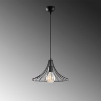 Lustra Mezopotamya Negru 37x126 cm - 7