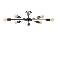 Lustra Ray Negru 78x78x19 cm - 2