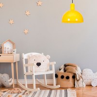 Lustra Sivani Galben 30x30x117 cm - 1