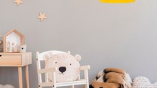 Lustra Sivani Galben 30x30x117 cm