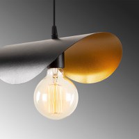 Lustra Sivani Negru 30x17x106 cm - 5