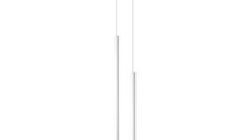 Lustra suspendata Pastelo Alb 15x15x118 cm