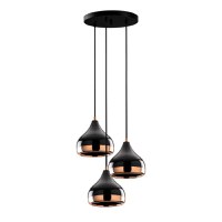 Lustra Yildo - 6871 Negru Cupru - 3