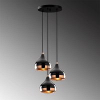 Lustra Yildo - 6871 Negru Cupru - 5