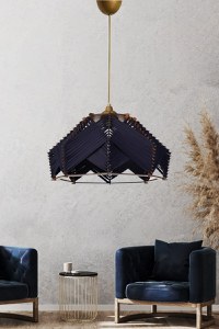 Lustra YL235 Bleumarin 35x20x60 cm - 1