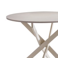 Masa Dammero crem metal 100x100x75 cm - 2
