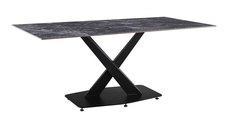 Masa de bucatarie Tafel, Pako World, Negru, 180x90x76 cm