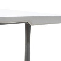 Masa de camping pliabila profesionala Rodeo cadru metalic alba 240x76x74cm - 7