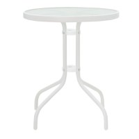 Masa de Gradina Watson Alb 60x60x70 cm - 2