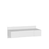 Masa de toaleta si machiaj suspendata Zakkum Alb 100x33x39.1 cm - 5