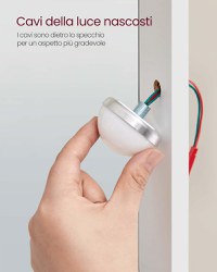 Masa de toaleta, Vasagle, Alb, 100x40x145 cm - 5