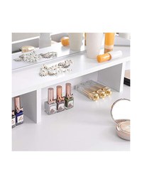 Masa de toaleta, Vasagle, cu oglinda, Alb, RDT115W01, 40 x 100 x 142 cm - 4