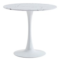 Masa dining Balou II, Pako World, MDF, Alb, 80x80x75 cm - 1