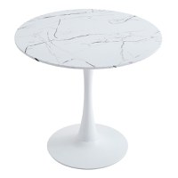 Masa dining Balou II, Pako World, MDF, Alb, 80x80x75 cm - 2