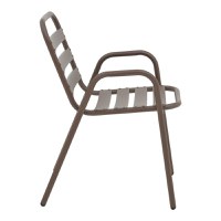 Masa dining Watson-Sussie, Pako World, Metal, Maro, 60x60x70 cm - 4
